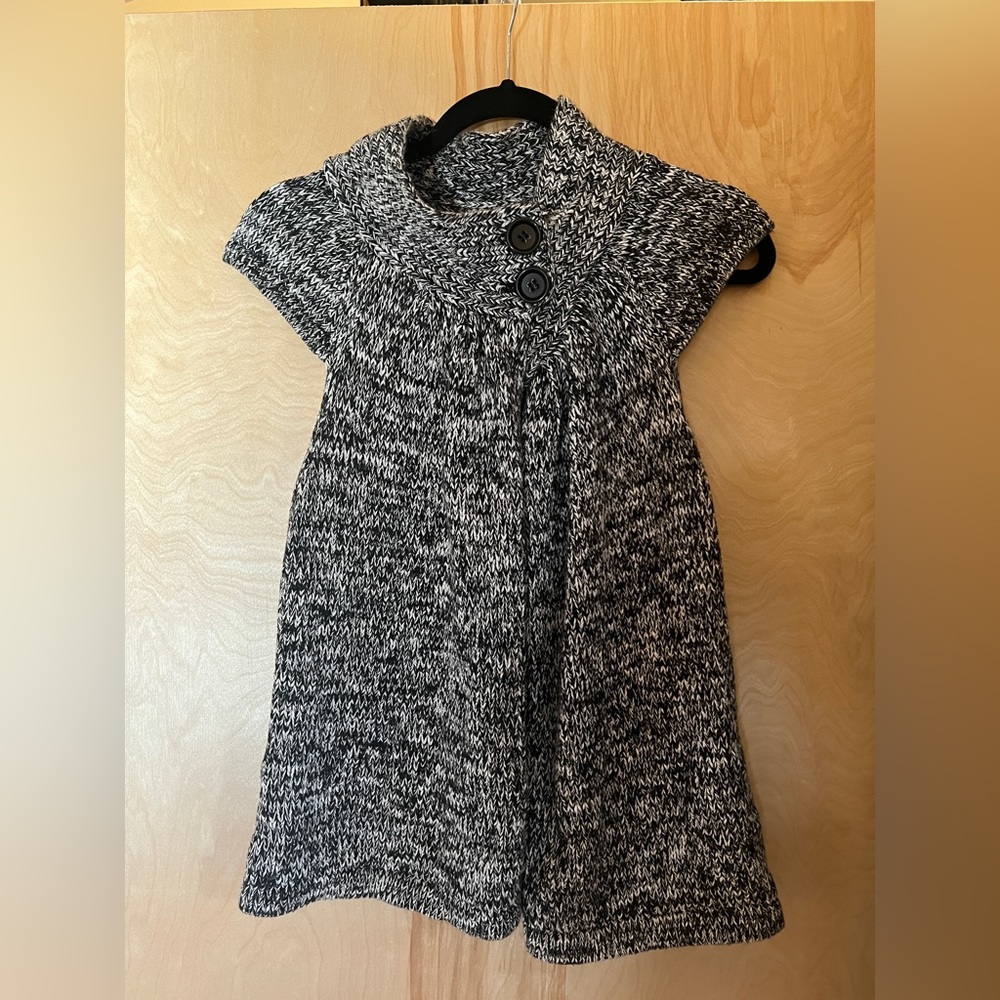 Unique Big Button Sweater